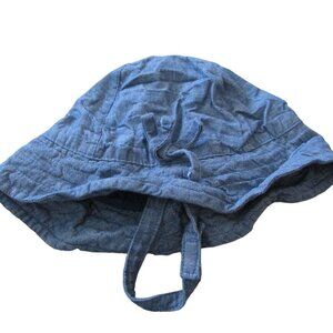 Wonder Nation Pullover Sun‎ Hat Infant Toddler Girls One Size Blue Beach Summer